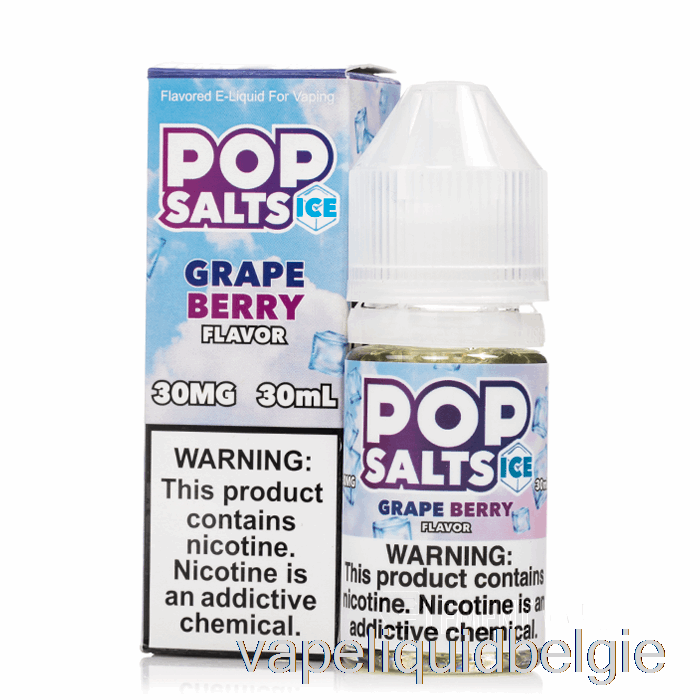 Vape Vloeibaar Ijs Druifbes - Popzout - 30 Ml 30 Mg